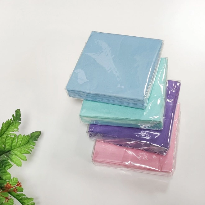 Home decoration dinner different solid color table paper napkins serviettes Home decoration dinner different solid color table paper napkins serviettes