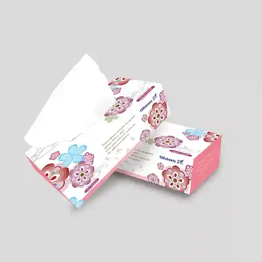 Soft OEM Brand Tissue Paper Box Package Facial Tissue Paper_5
