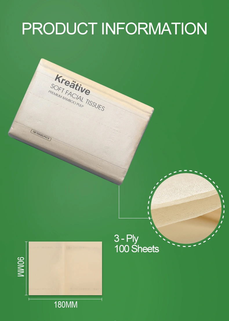 bamboo pulp facial tissue paper professional oem service soft facial tissue_2