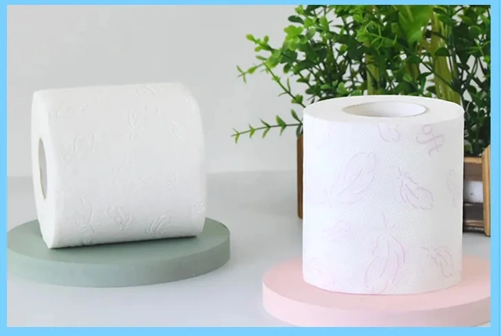 Tissue paper manufacturers in china wholesale cheap water soluble white label custom logo toilet paper tissue rolls