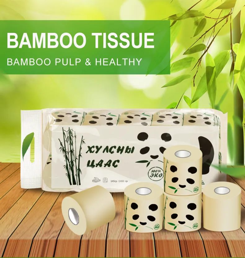 bamboo toilet paper tissue roll