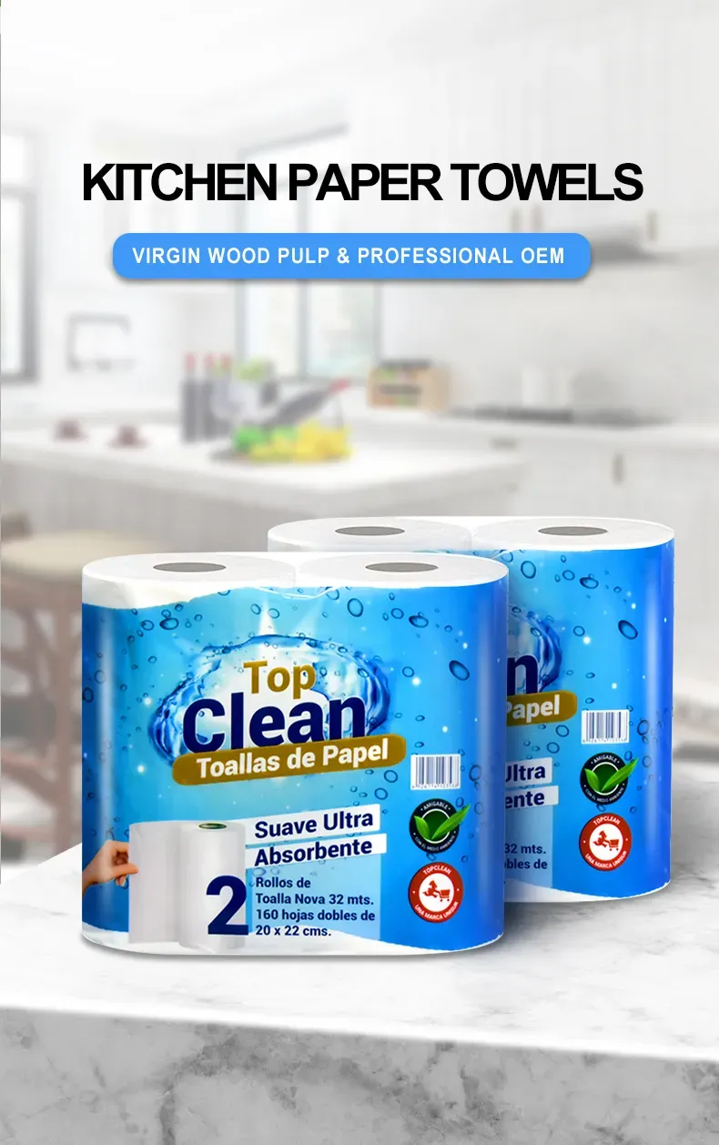 Household Cleaning Oil Absorbs Embossed Kitchen Paper_2