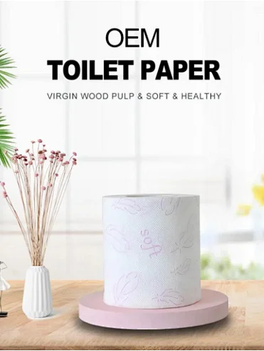 Tissue Paper Manufacturers Wholesale Cheap Water Soluble White Label Custom Logo Toilet Paper Tissue Rolls
