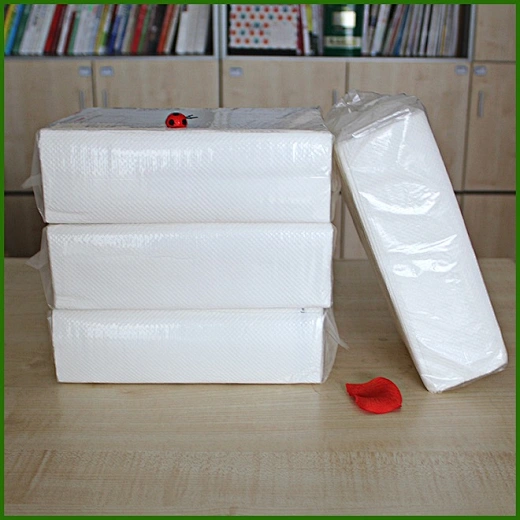 White hand towel paper