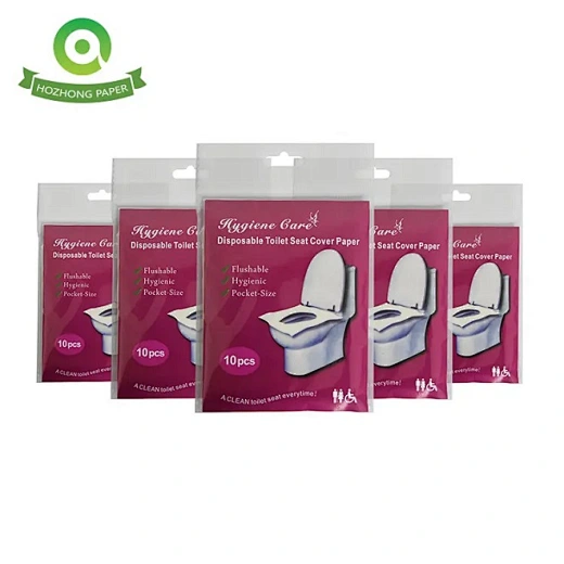 white toilet seat cover paper