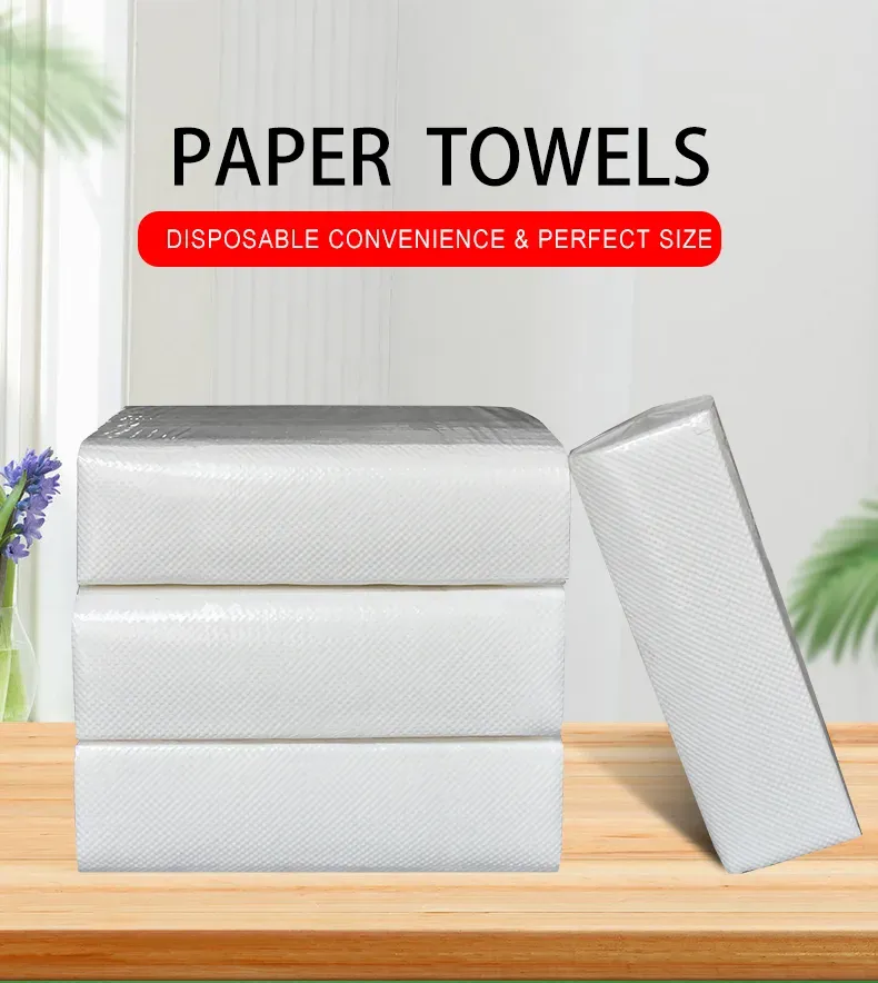 Disposable N Fold Hand Paper Towels Tissue Commercial_2