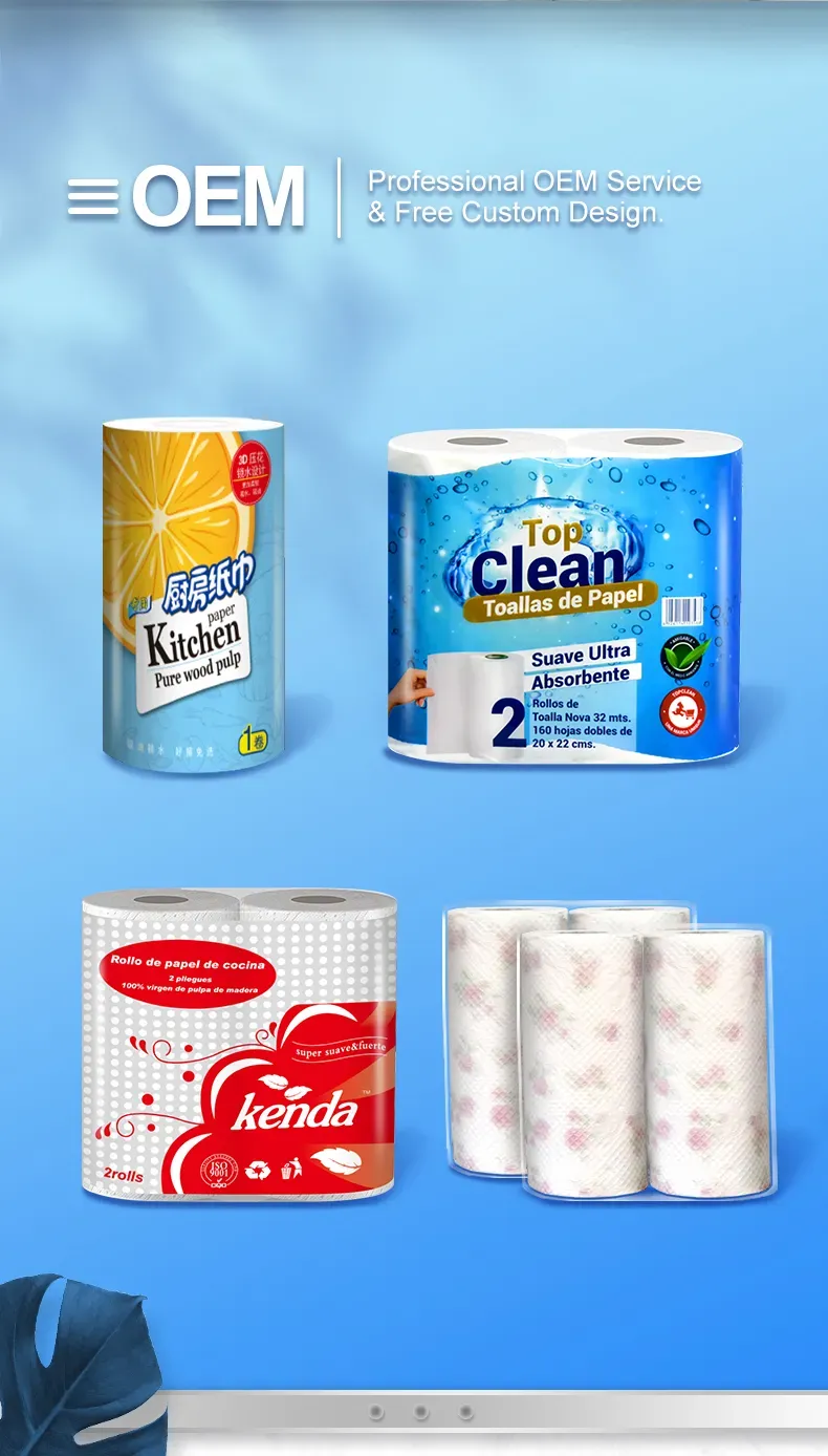 Household Cleaning Oil Absorbs Embossed Kitchen Paper_1