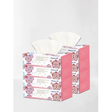 Soft OEM Brand Tissue Paper Box Package Facial Tissue Paper_1