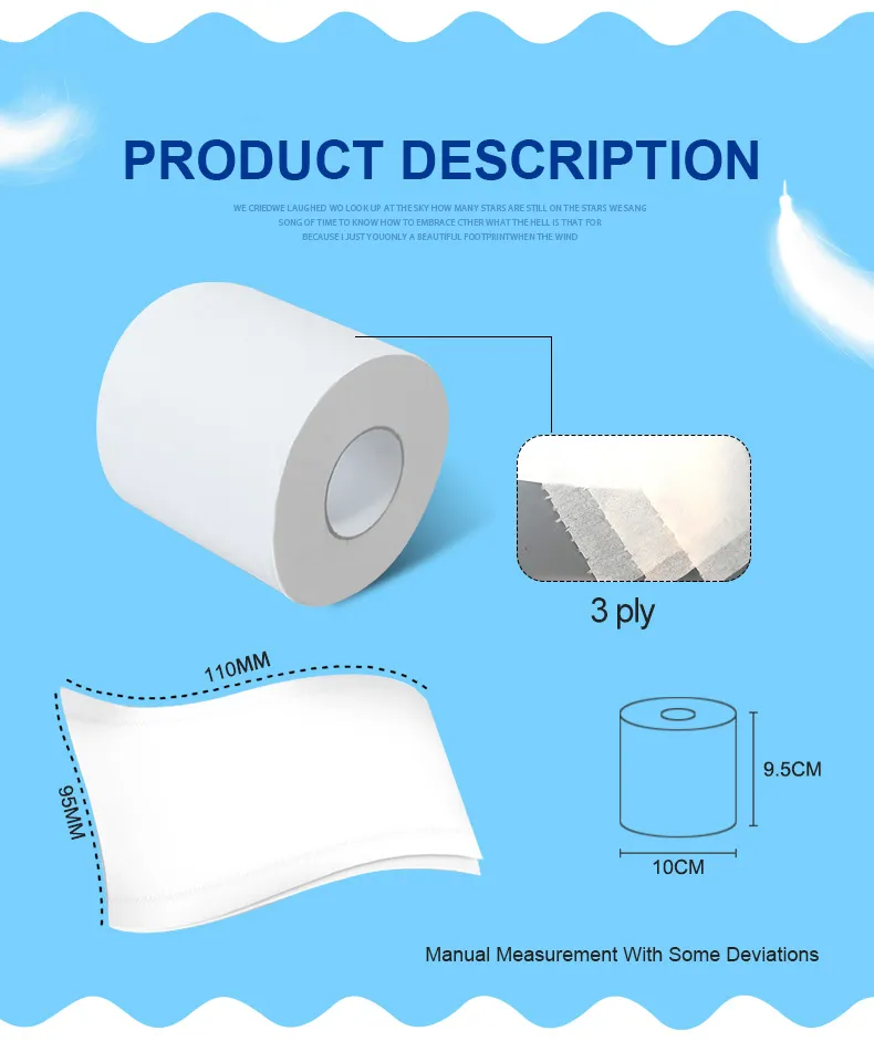Toilet Paper Manufacture Factory Wholesale Ultra Soft Bathroom Tissue Toilet Paper_2