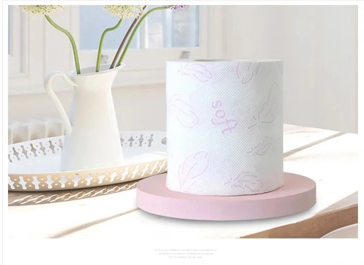 Tissue paper manufacturers in china wholesale cheap water soluble white label custom logo toilet paper tissue rolls