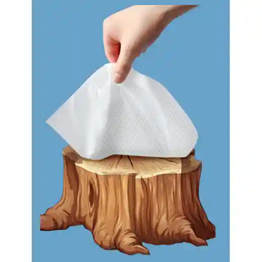 factory Outlet cheap disposable paper towel 1ply virgin pulp biodegradable paper towel_4
