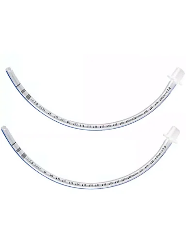 endotracheal tube cuffed and uncuffed