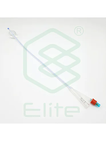 2-Way Silicone Foley Catheter Uretheral Disposable Sterile Medical Grade Silicone