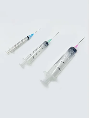 Medical Disposable Injection Syringe With Needle PP Luer Slip Or Luer Lock Sterile EO