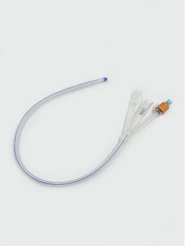 3-Way Silicone Foley Catheter Uretheral Disposable Sterile Medical Grade Silicone
