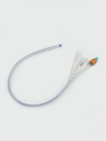 3-Way Silicone Foley Catheter Uretheral Disposable Sterile Medical Grade Silicone