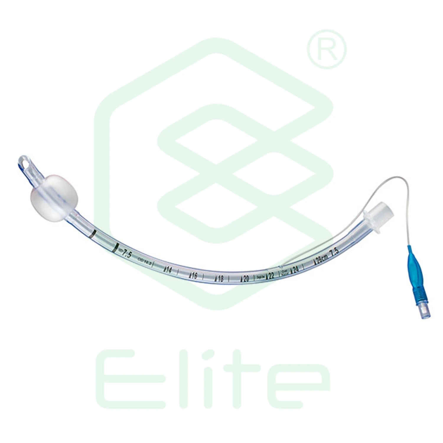 Standard Endotracheal Tube With Cuff Disposable Medical Grade PVC