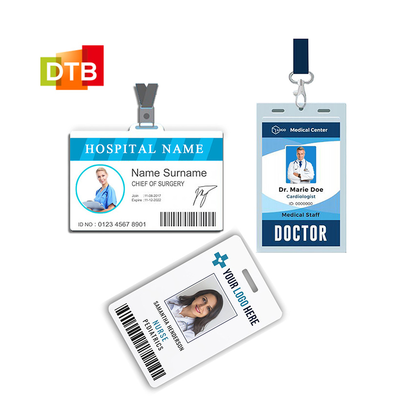 Professional Rfid Card Maker customize Id Card hospital medical ospital