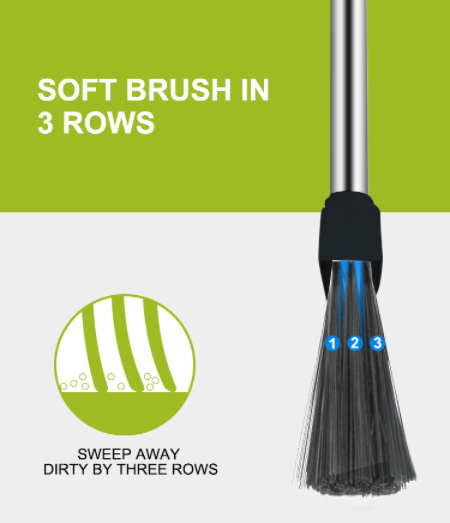Stand Up Dustpan Set for Home Kitchen