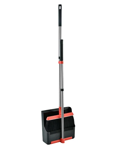 Upright Dustpan and Broom Combo Set