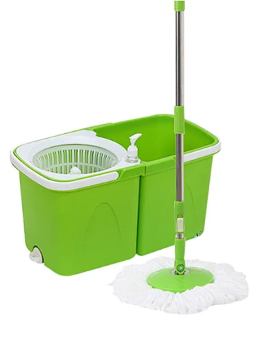 Daual Bucket Spin mop Separate Clean and Dirty Water