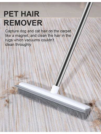 Pet Hair Rubber Broom Removal Tool