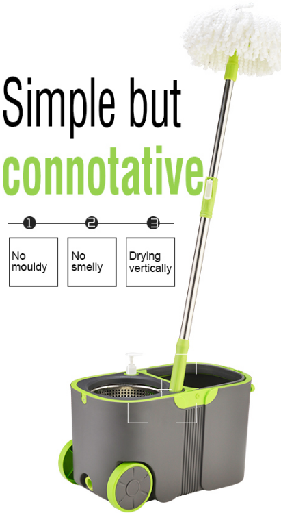 spin mop and bucket set