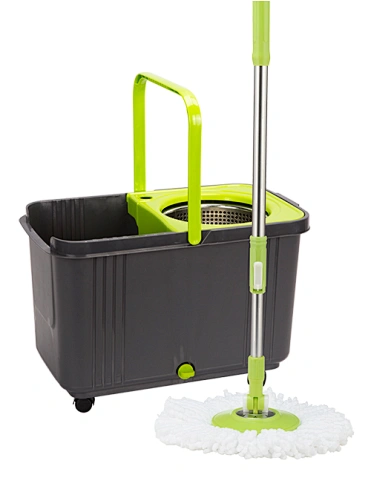 360 Rotation de Spin Mop squeeze main libre avec la benne et en acier  inoxydable poignée extensible plancher sec Nettoyage humide - Chine Mop  rotation benne et 360 MOP prix