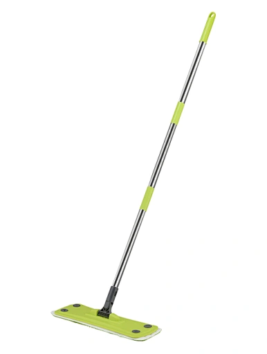 Microfiber Floor Mop with Washable Pad 360° Rotatable Dust Mop Wet and Dry Mopping Kit with Stainless Steel Pole Reusable Pad Cleaning for Laminate Kitchen Office