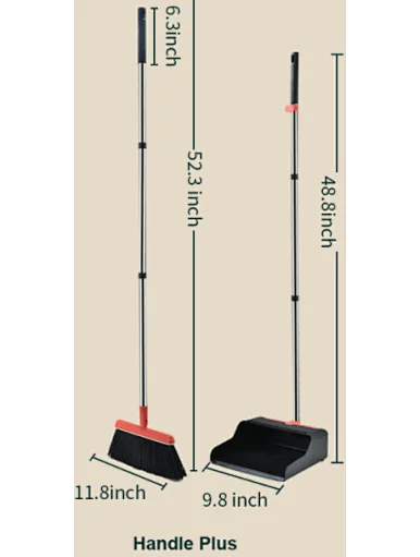 Heavy Push Combo Set Upright Long Handle