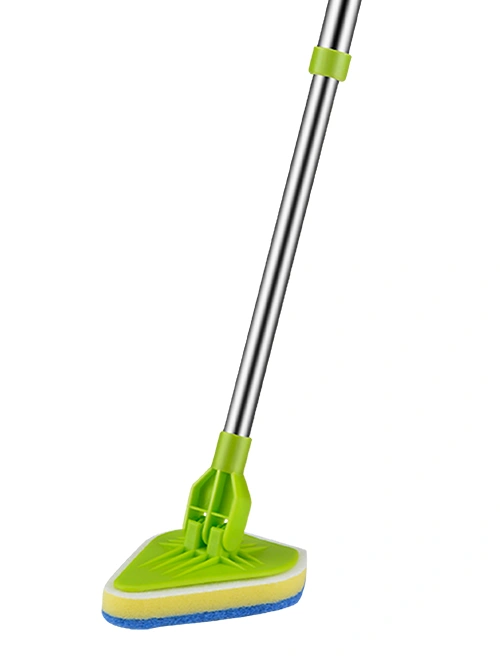 Scrubbing brush for retractable handle floor scrubbing brush