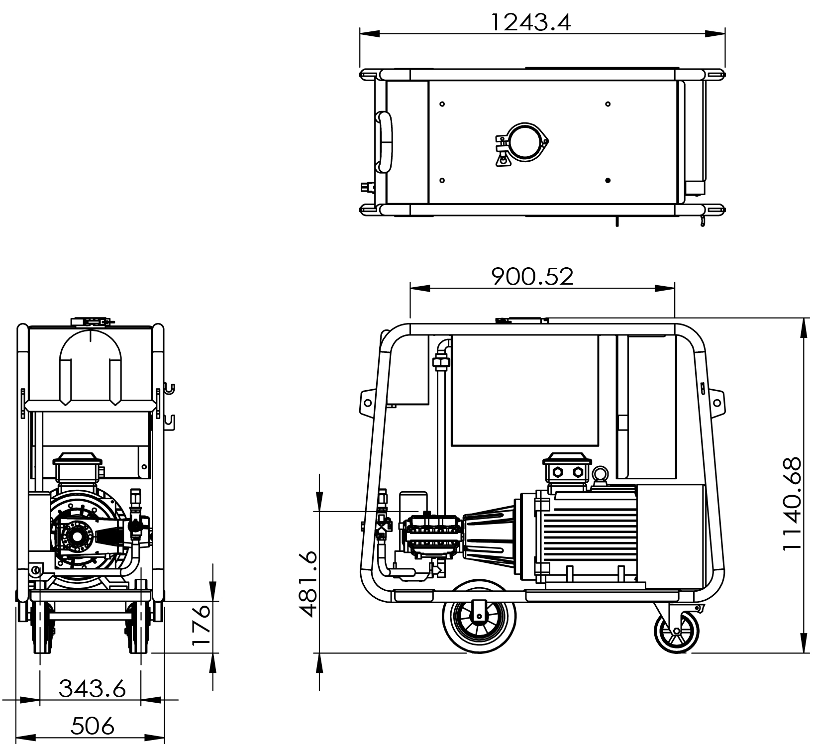 Stainless steel water tank