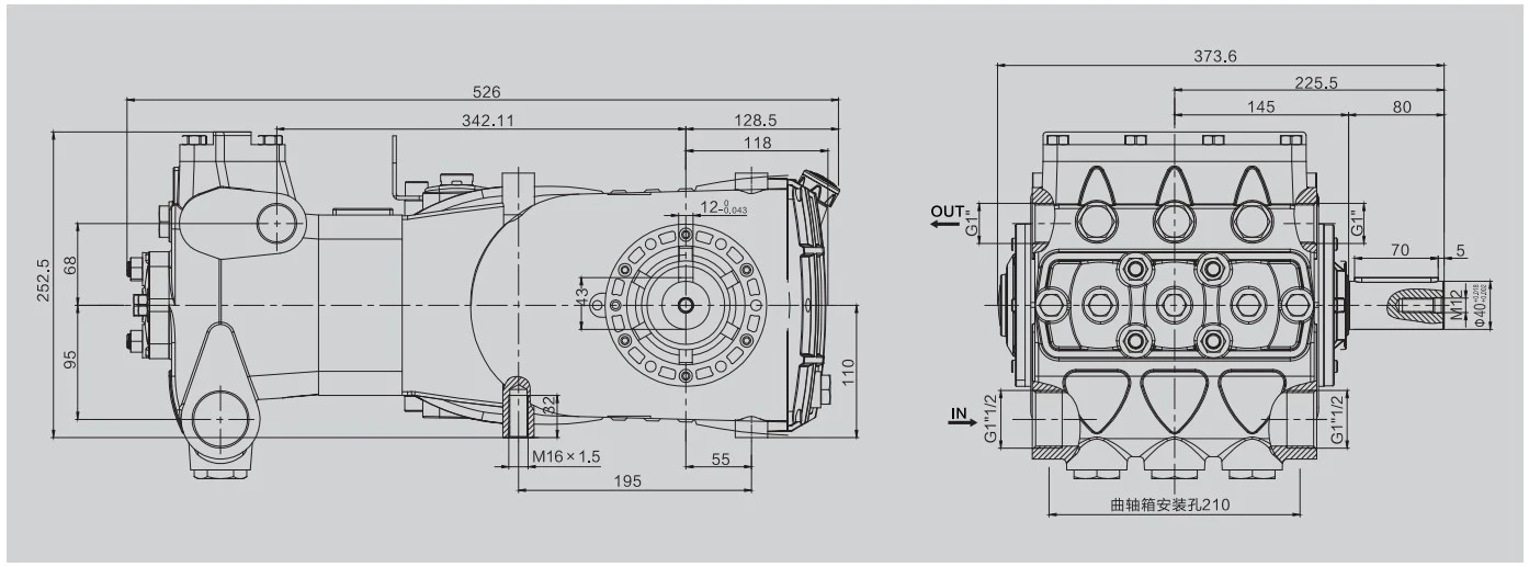 oil pump jack pressure pump