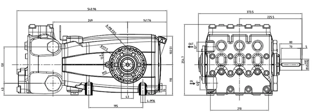 concrete pumper pressure water cleaning