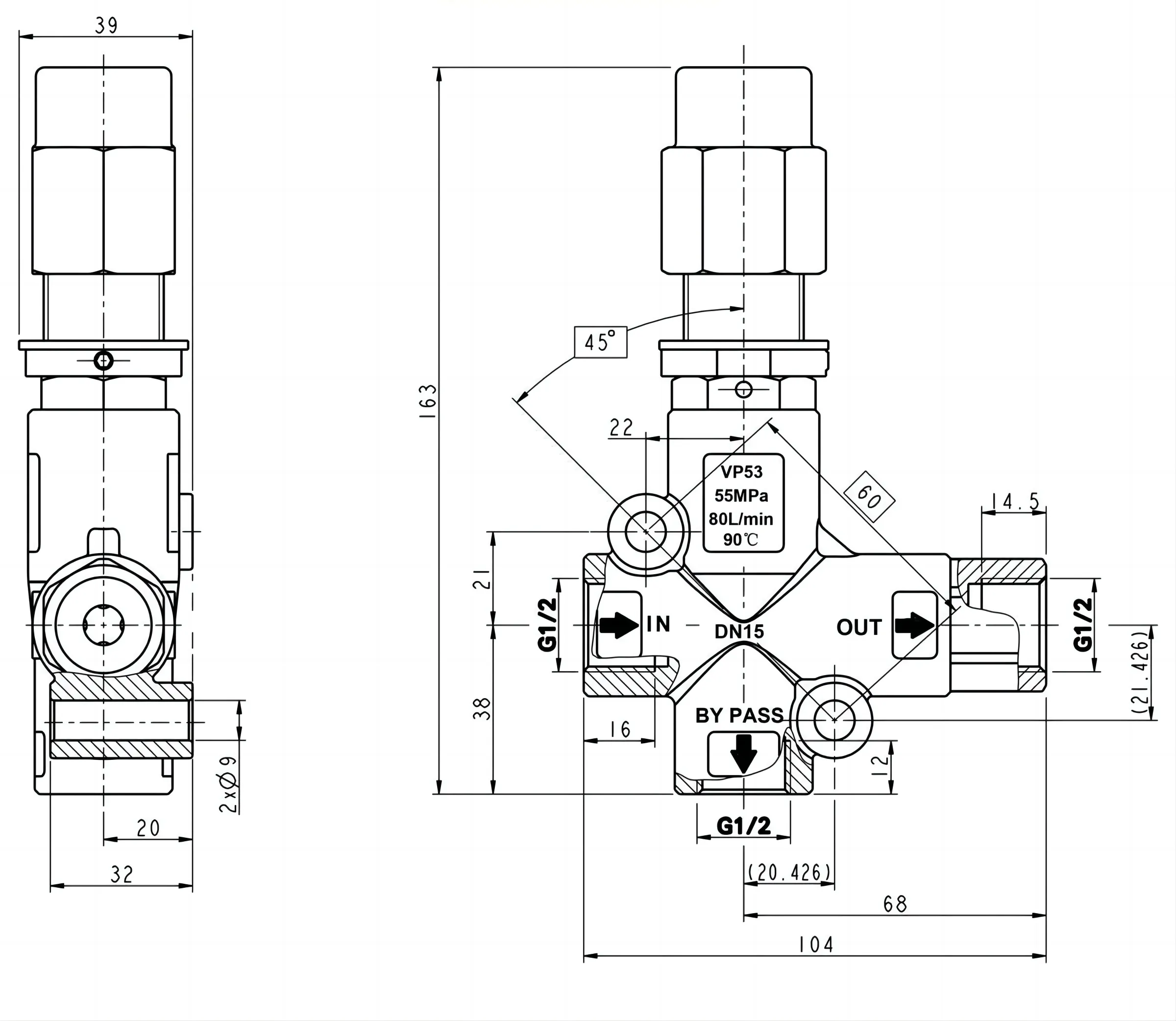 high pressure release valve