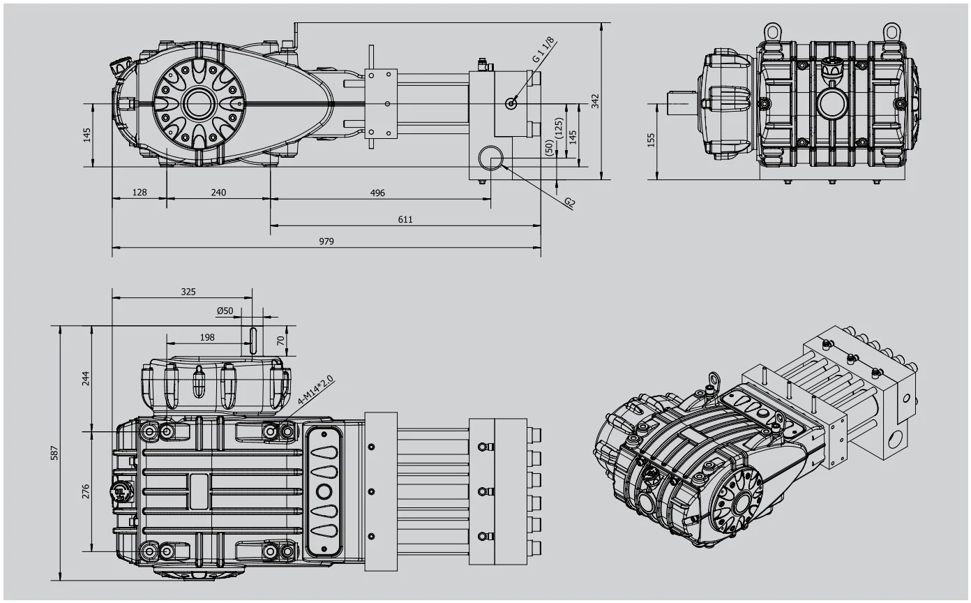 high pressure pump unit
