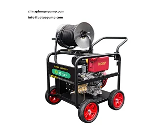 Diesel high pressure water jetter sewer jetting