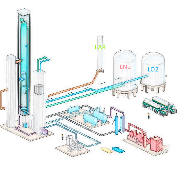 The different uses of oxygen