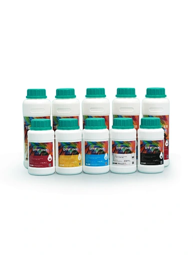 tinta de película PET de transferencia de calor Tinta de impresión textil Tinta DTF