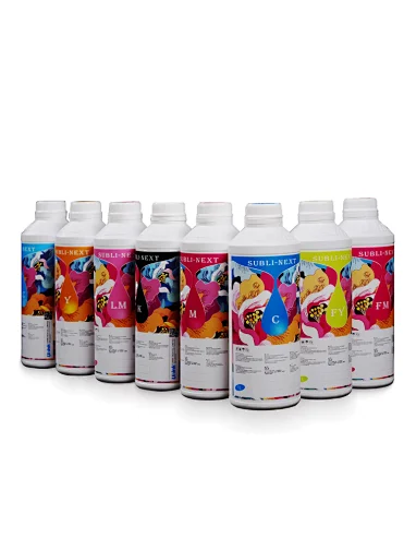 Factory price sublimation ink CMKY LC LM Fluorescent color for XP600 dx5 dx7 dx11 i3200 print heads