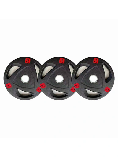 Black Matte Tri-Grip Plate