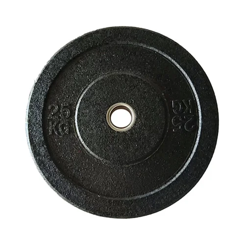 Black Rubber Bumper Plates - Matte