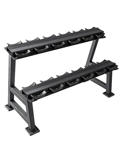 6 Pairs 2-tier Dumbbell Rack
