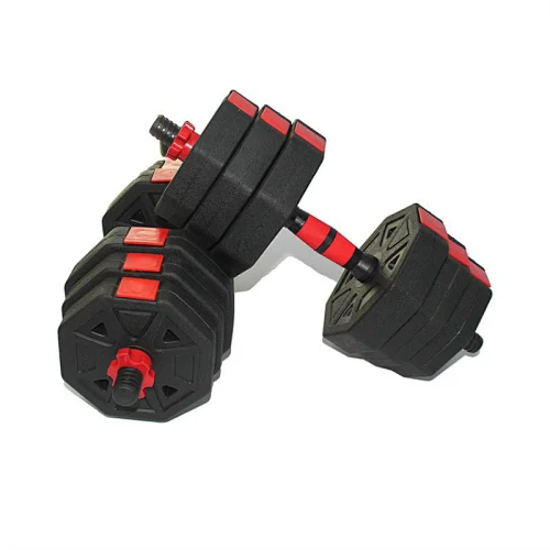 Octagonal Cement Adjustable Dumbbell Set