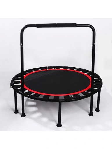 Round Foldable Trampoline With Handrail