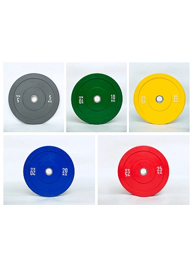 Color Rubber Bumper Plate
