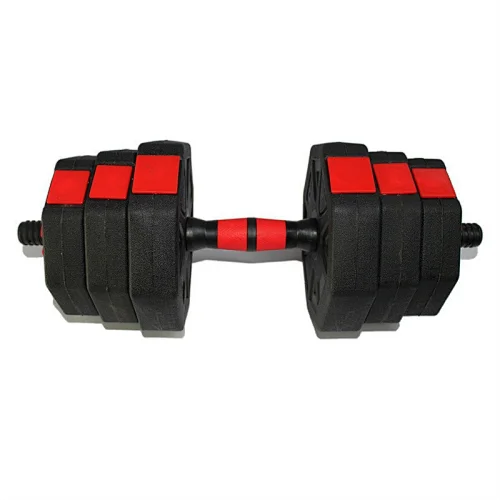 Octagonal Cement Adjustable Dumbbell Set