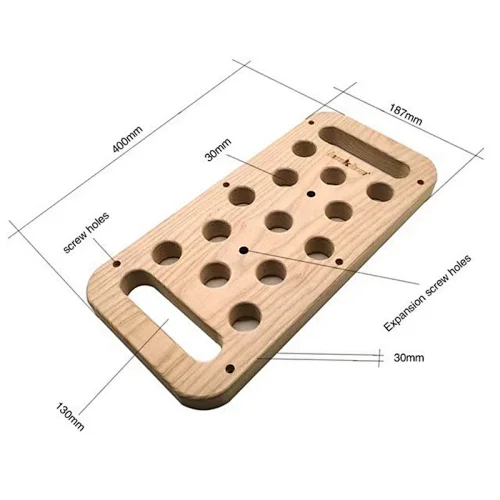Wooden Rock Climbing Board