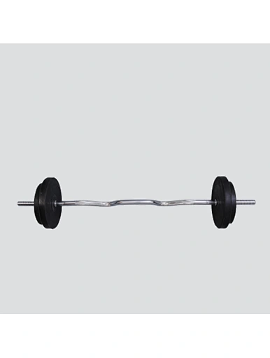 1.2 m Curved Electroplated Barbell Bar