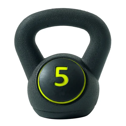 Colorful Vinyl Coated Cement Kettlebell Set